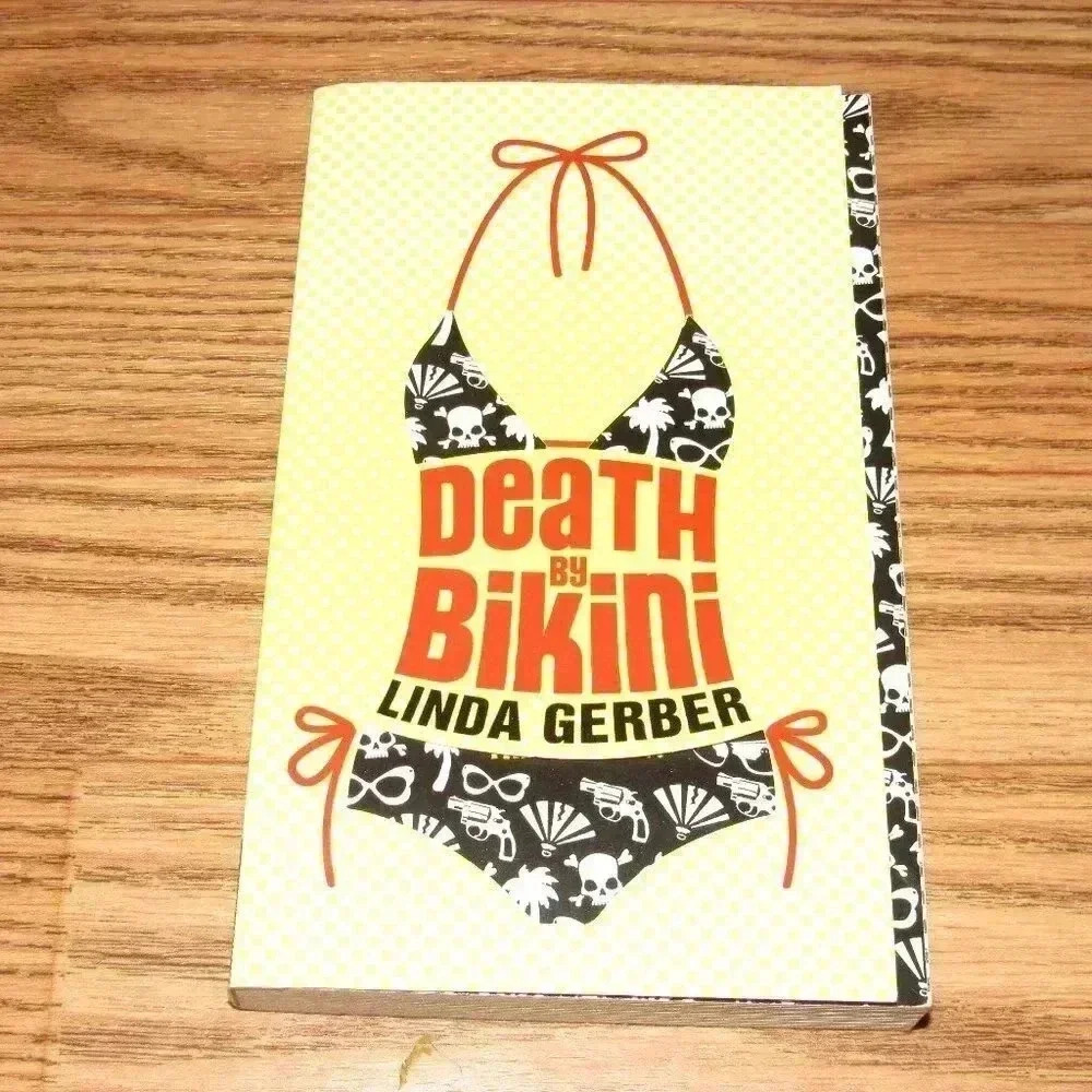 Linda Gerber DEATH BY BIKINI Chapter Mystery book~Ages 12 and up
